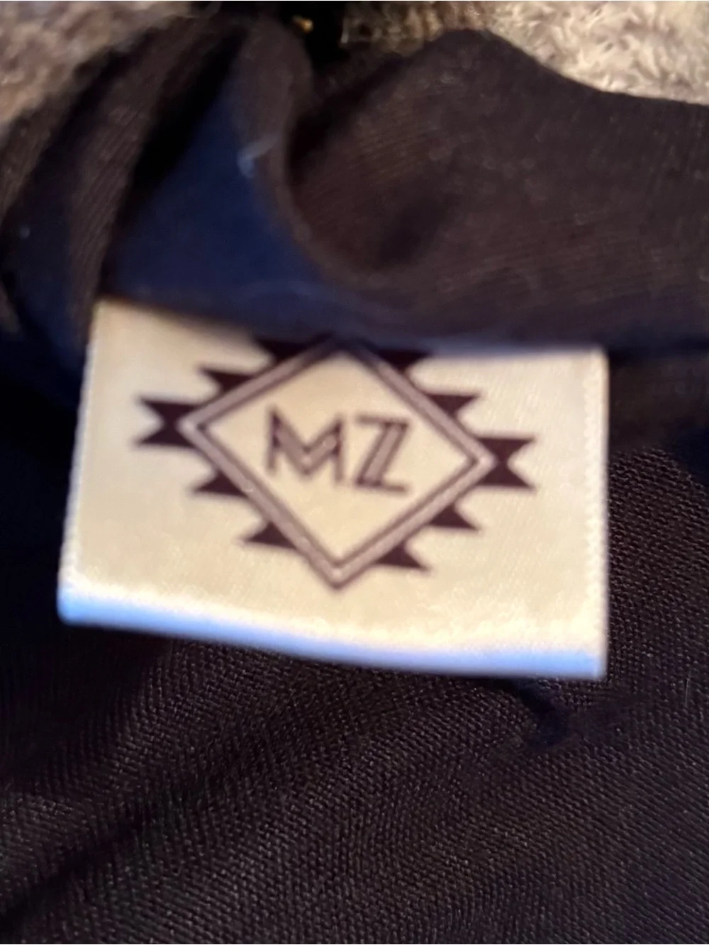 MZ Fairtrade Wool Tote/Shoulder Bag with Leather Handles made in Oaxaca, Mexico